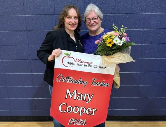 From pollinator projects to student-led STEM lessons, teacher Mary Cooper, right, is helping students connect agriculture to everyday life in creative and meaningful ways.