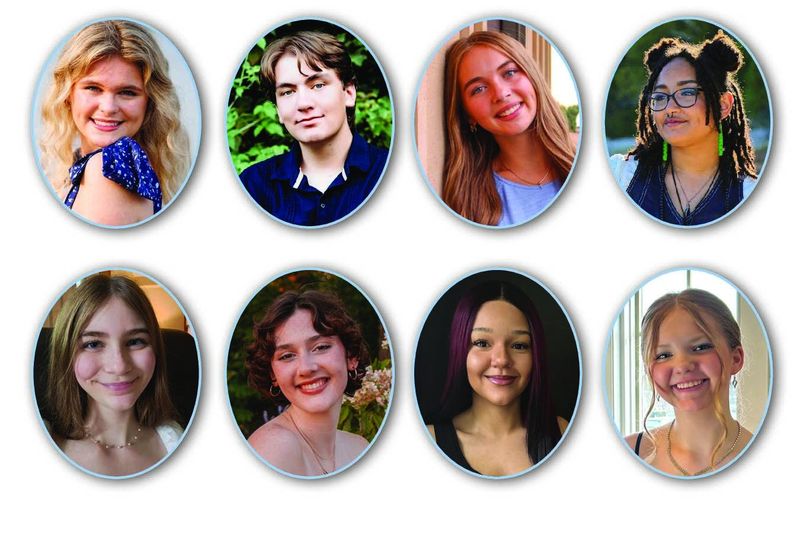 Contestants in the 2026 "Sing, Door County" singing competition for Door County high school students taking place May 30 at Southern Door Community Auditorium are, top row from left, Briana Barganz, Logan Euclide, McKenna Guilette, Axel Howard; and bottom row from left, Lily Leiberg, Anna Massart, Jaden McAfee and Kadince Shefchik.