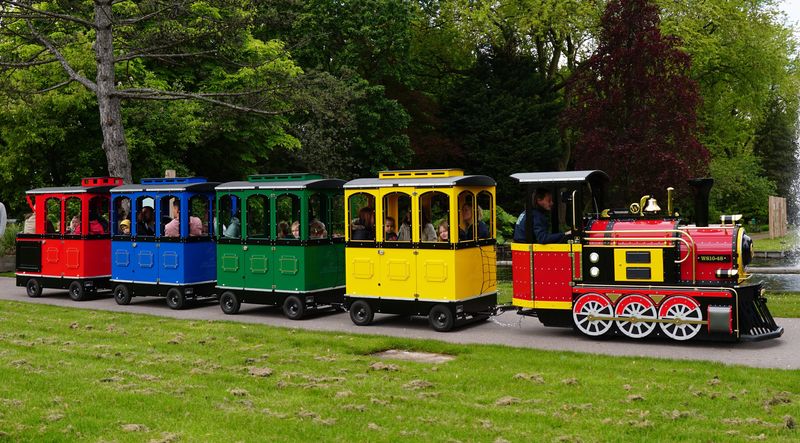 The new electric, trackless train at Menominee Park is set to make its debut May 23.
