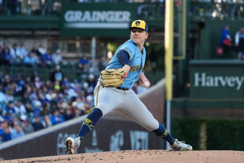 Brewers starting pitcher Kyle Harrison delivered a dominant performance against the Cubs on May 20.