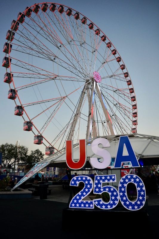 The America 250 Wheel, which tops out at 230 feet, is coming to Wisconsin State Fair Aug. 6-16, 2026.