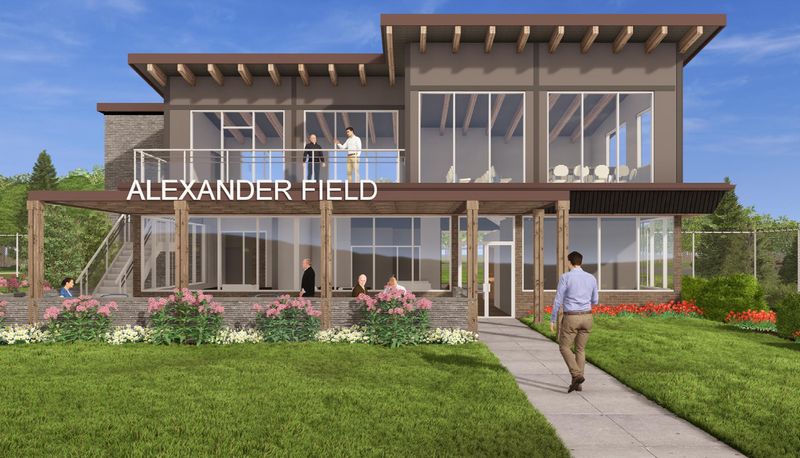 A conceptual rendering of an expanded terminal building planned to be built in 2027 with the assistance of a $2.7 million federal infrastructure grant.