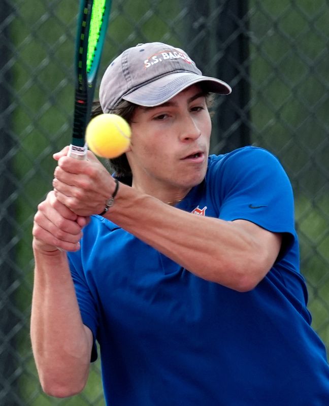 Truman Vogel of Appleton West is the No. 6 seed in Division 1 singles for the WIAA state tournament in Madison. His twin brother, Cale, is the No. 14 seed.