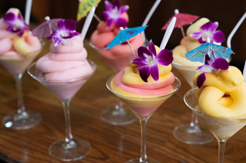 Viral soft serve margaritas ranging from mango and strawberry flavors to raspberry fruit punch and passion fruit are on the menu at Mexic103, seen on the morning of May 28, 2026 in Cudahy, Wisconsin. The restaurant gained popularity after its soft serve cocktails went viral online. They also offer combinations of the flavors.