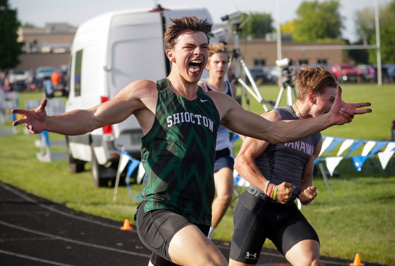Shiocton's Paxton Kuehn qualified for this weekend's WIAA state track and field meet in the Division 3 100, 200 and long jump.