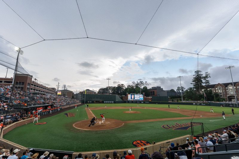 Auburn Tigers take on UCF Knights during the NCAA Regional Baseball tournament at Plainsman Park in Auburn, Ala. on Sunday, May 31, 2026.