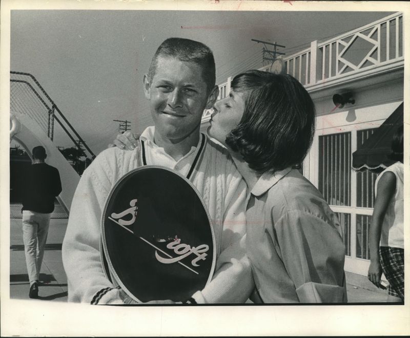 Brother-and-sister duo Cliff and Nancy Richey both won titles at the U.S. Clay Court Championships at the Town Club in the late 1960s.