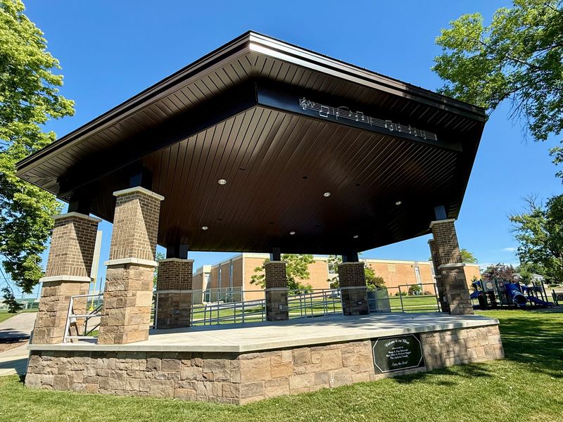 The new bandshell in Klipstine Park in Ashwaubenon will be dedicated at 10:30 a.m. June 17 ahead of an 11:30 a.m. performance by Daddy D Productions for the summer Concerts in the Park series.