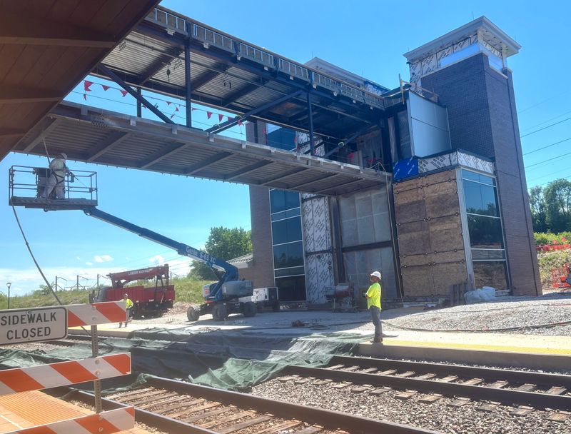 The Milwaukee Airport Railroad Station's improvement project has faced some delays, but the Department of Transportation says it's on track to be completed by October 2026.