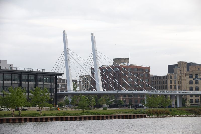 A tax financing district at Reed Street Yards business park, overlooking the Menomonee River Canal, would fund nearby public improvements under a new proposal.