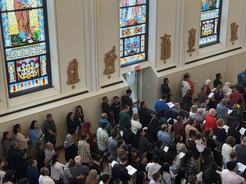 St. Joseph Catholic Church in Waukesha on Saturday, Aug. 1, welcomed hundreds of parishioners for its first Mass since it closed in January 2026 for renovations.