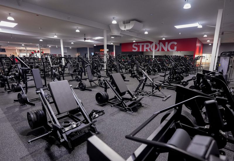 Strength training equipment at VASA Fitness in Green Bay.