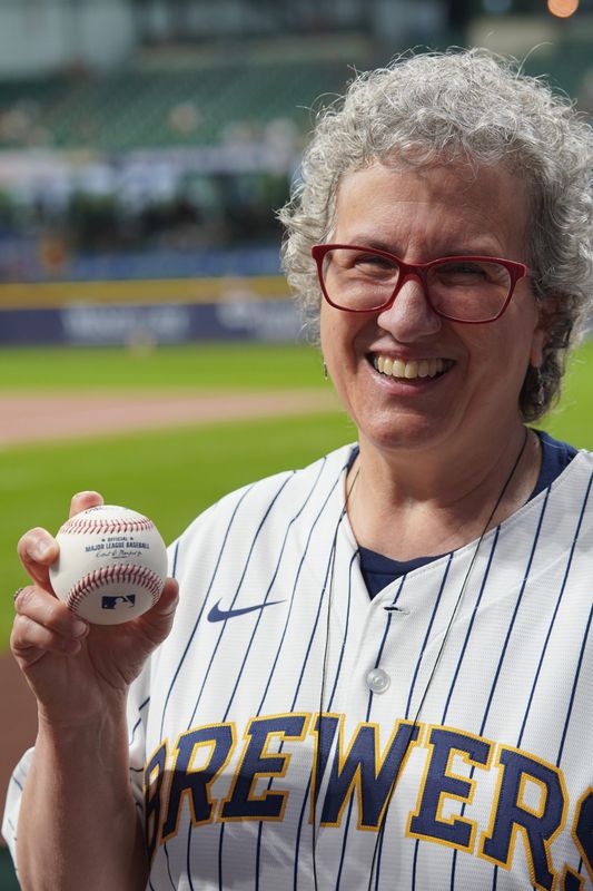 Sister Debra Sciano threw the first pitch at a Milwaukee Brewers game in June. She is the leader of the Central Pacific Province of the School Sisters of Notre Dame, a region that includes Milwaukee, and she was just installed as president of the largest association of Catholic sisters in the U.S., the Leadership Conference of Women Religious.