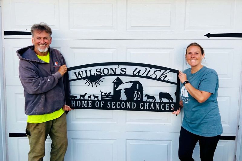 Dave and Tonya Edwards, owners of Wilson’s Wish, an animal sanctuary in Luxemburg, will rehome most of the animals they have as they move from the area.